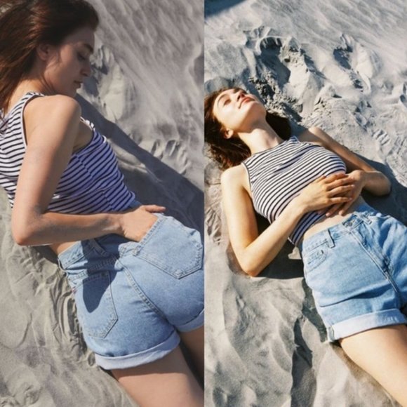 Urban Outfitters Pants - BDG Mom High Rise Shorts Size 28
